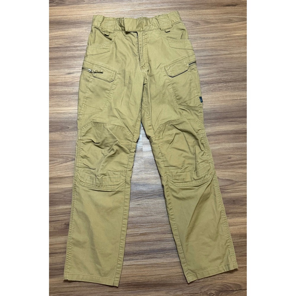 Helikon-Tex Urban Tactical Pants UTP Khaki Brown Canvas Cargo Sz 30x32 S